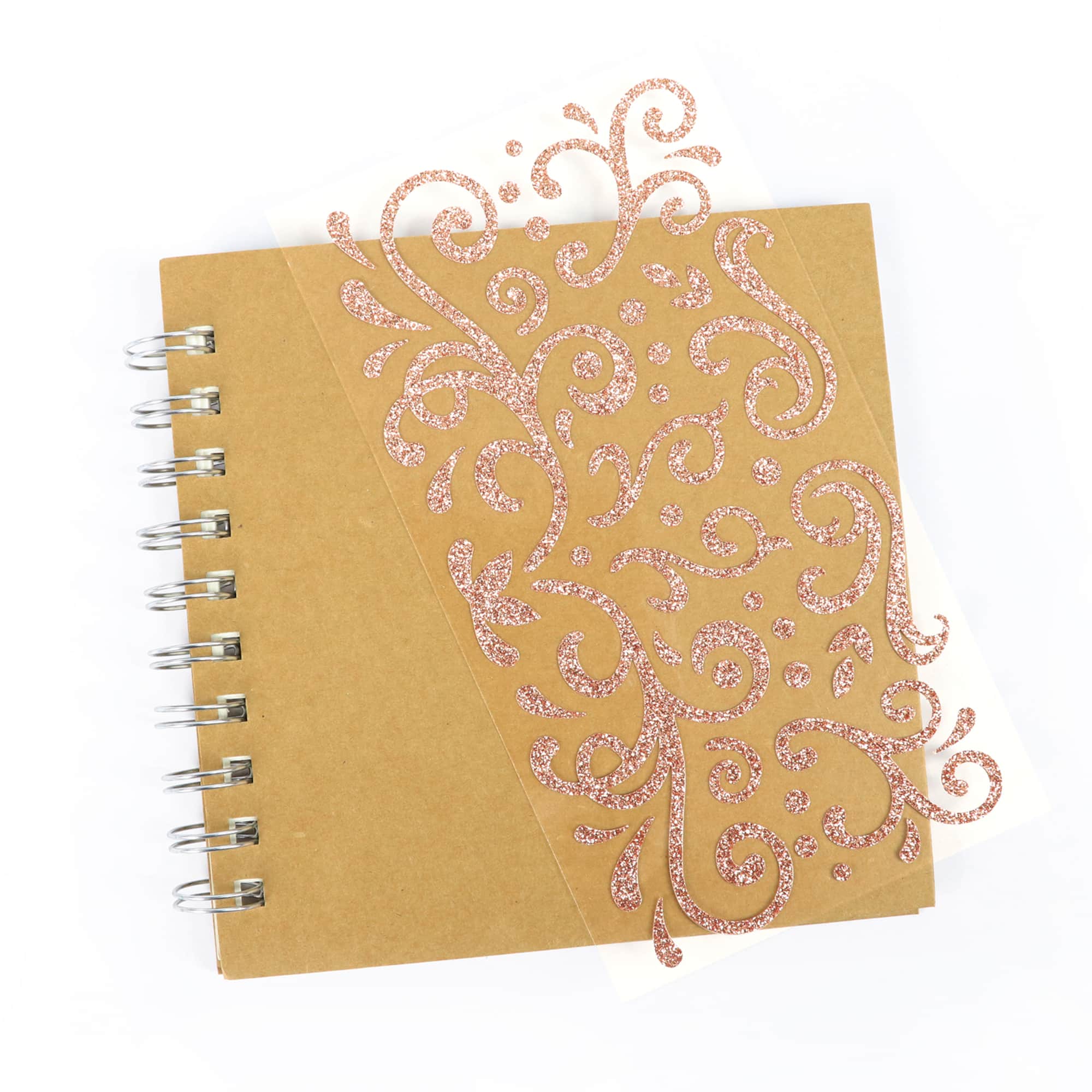 Rose Gold Glitter Swirl Stickers by Recollections™